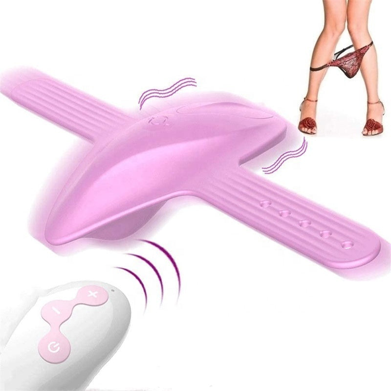 Strap pant vibrator
