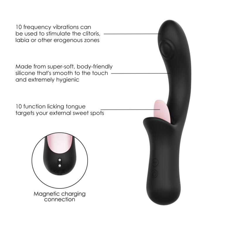 Gemma Licking 3 in 1 g spot vibrator