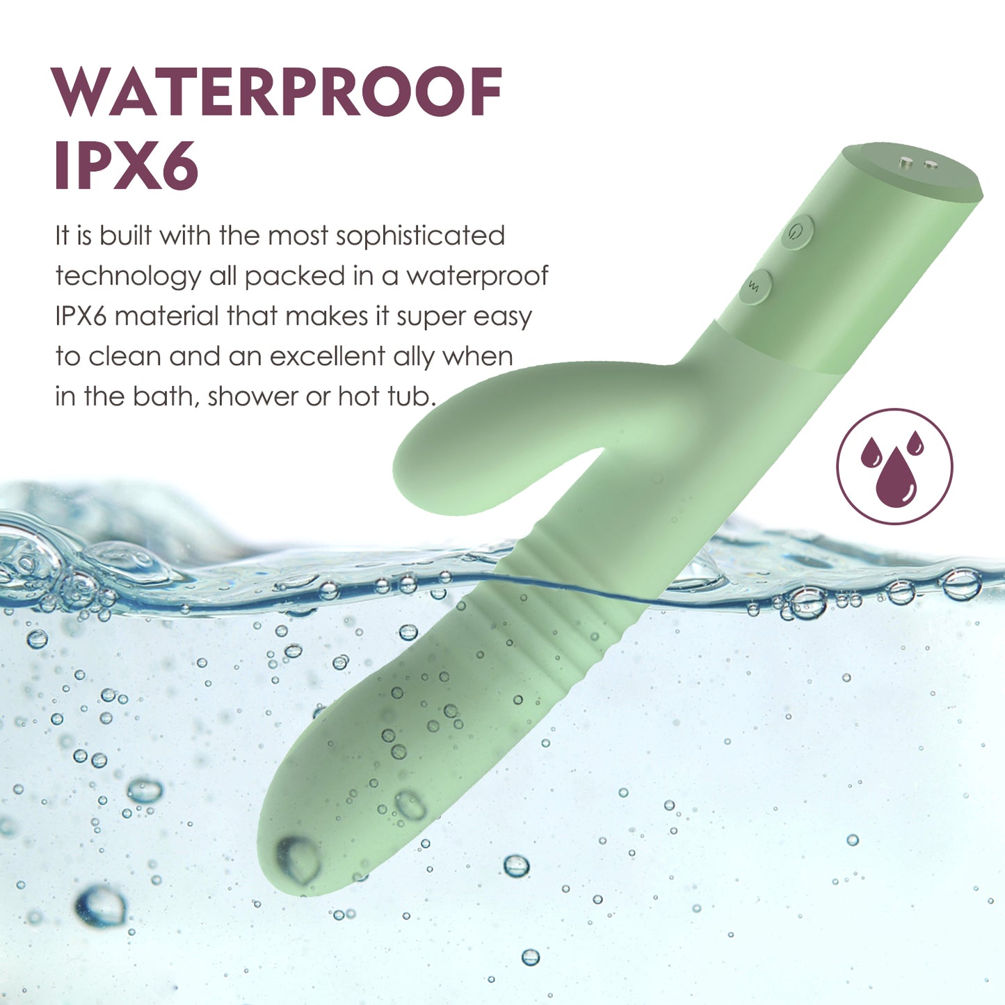 Hailey Thrusting Rabbit Vibrator