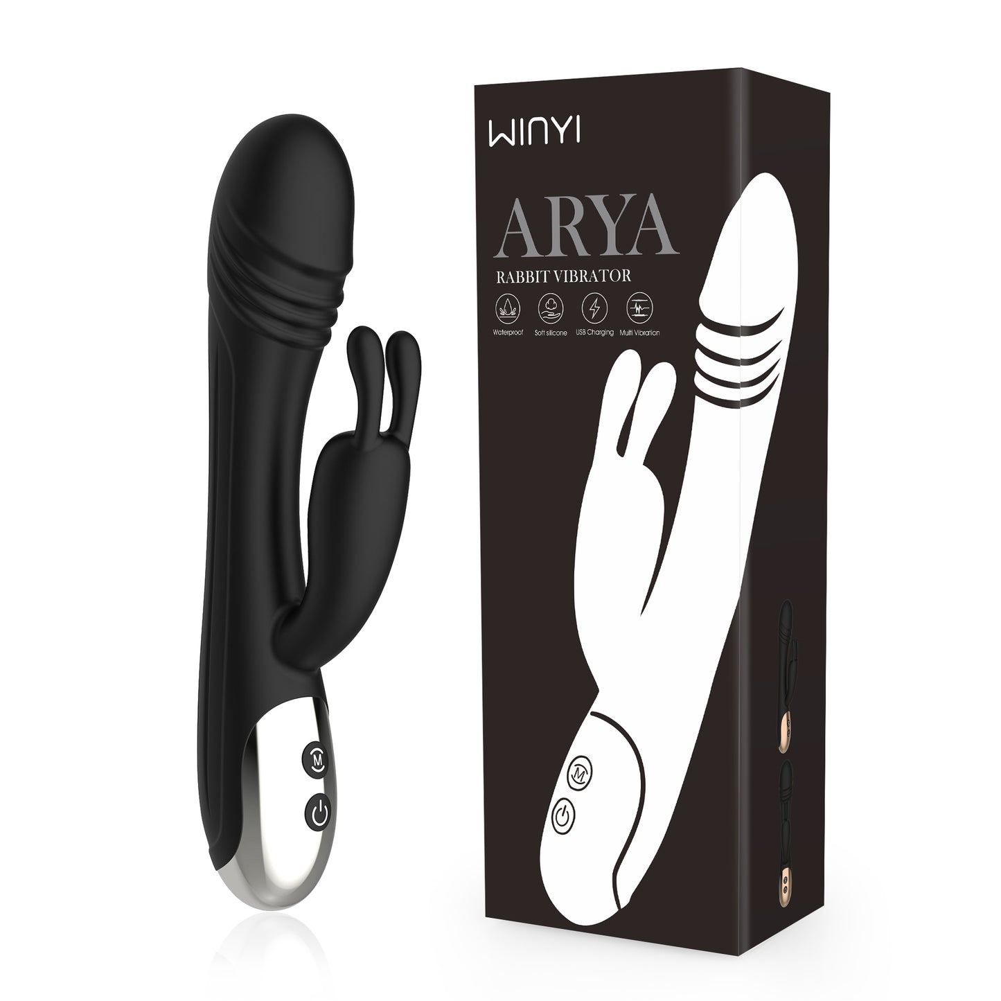 Arya Ribbed Rabbit Vibrator