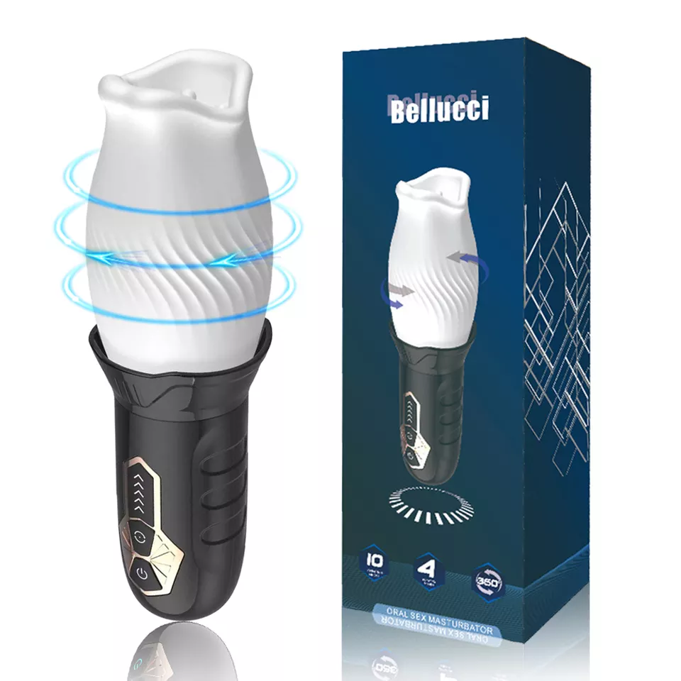 3 in 1 Thrusting, Rotating And Vibrating Masturbator