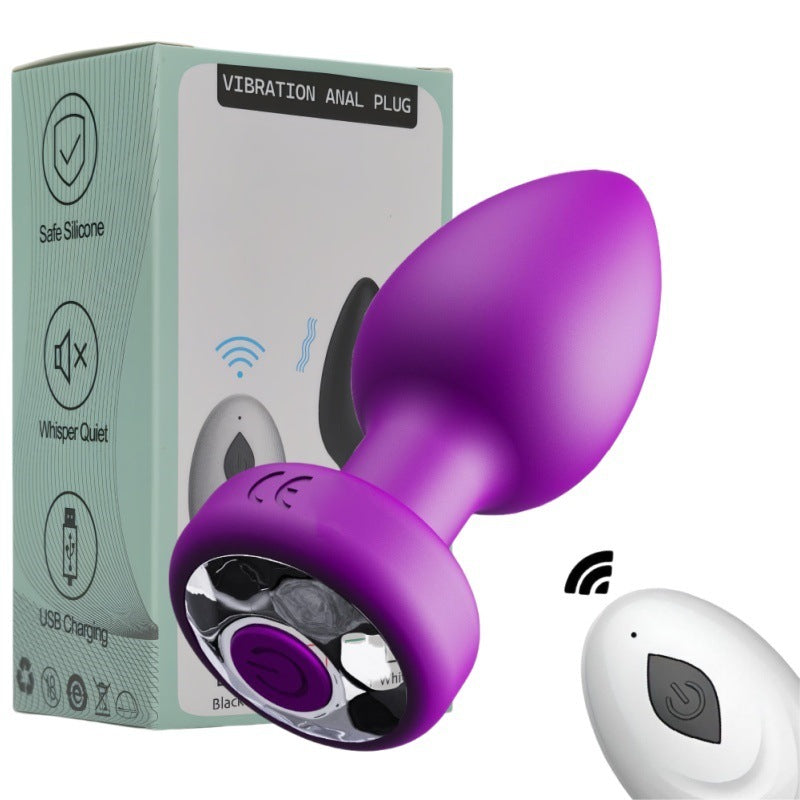 Remote controlled vibrating butt plug