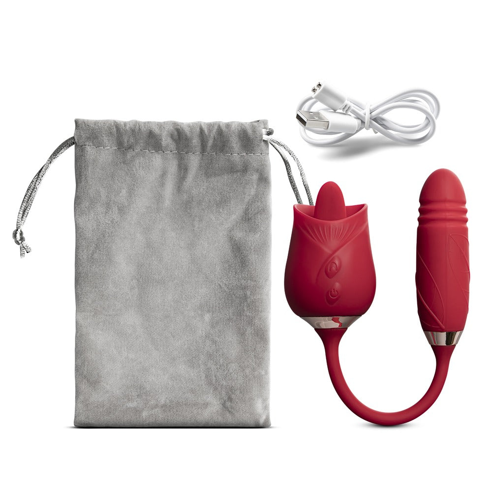 Thrusting Rose With Tongue