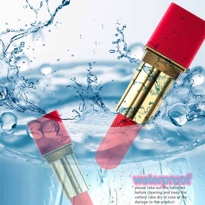 Rechargeable lipstick vibrator
