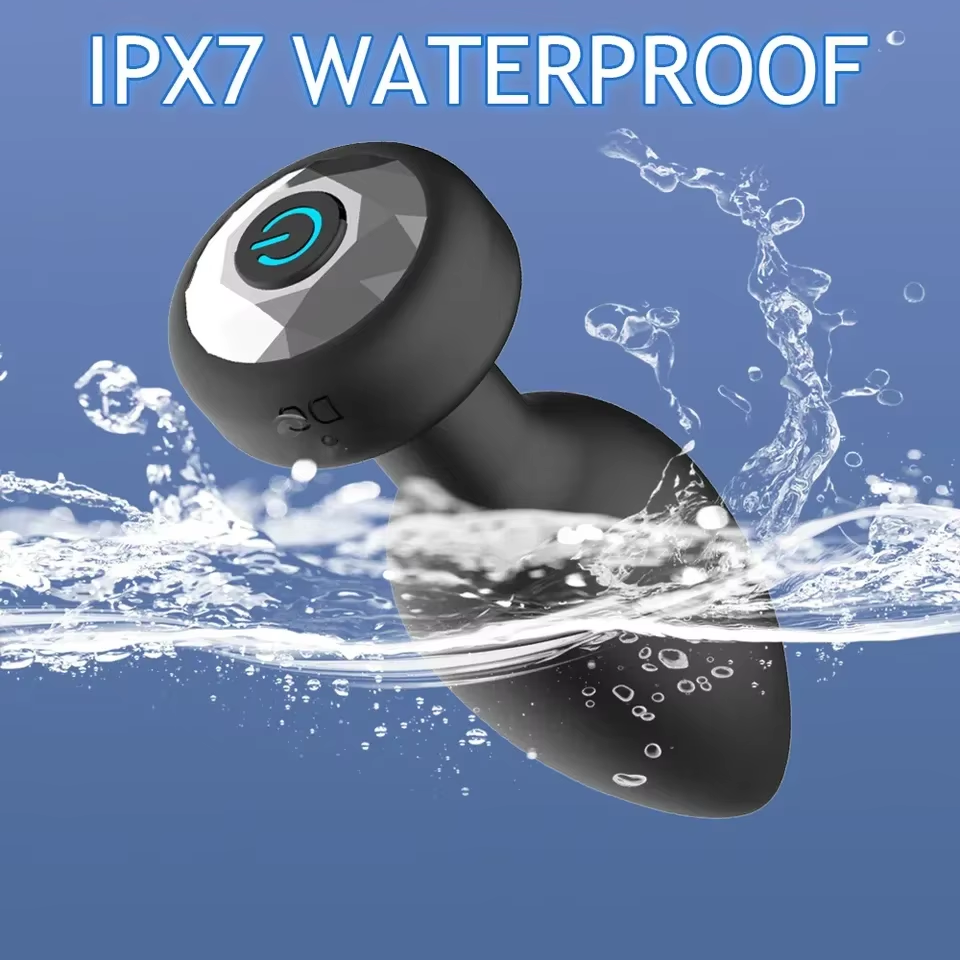 Remote controlled vibrating butt plug