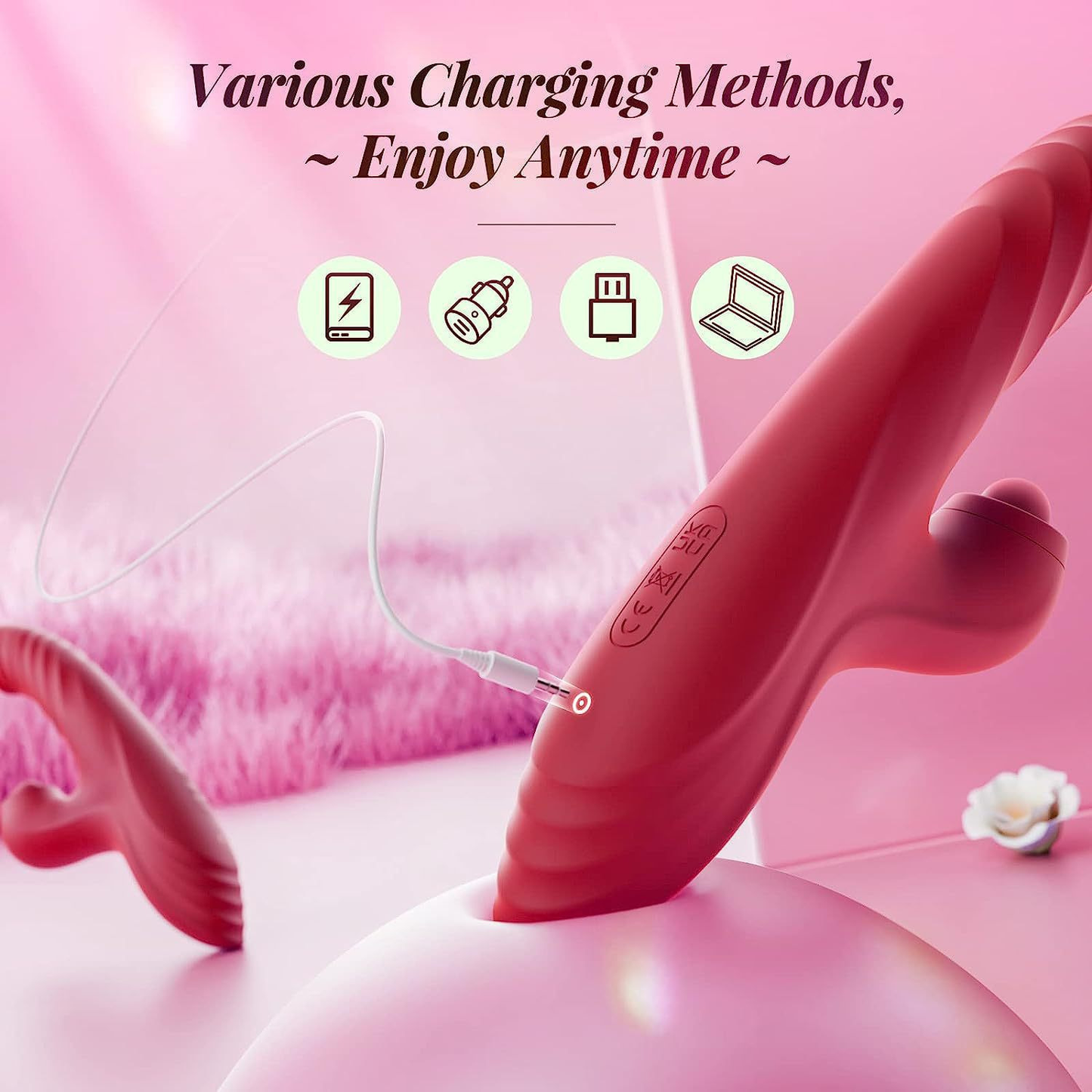 Tessy throbbing and thrusting Gspot Rabbit Vibrator