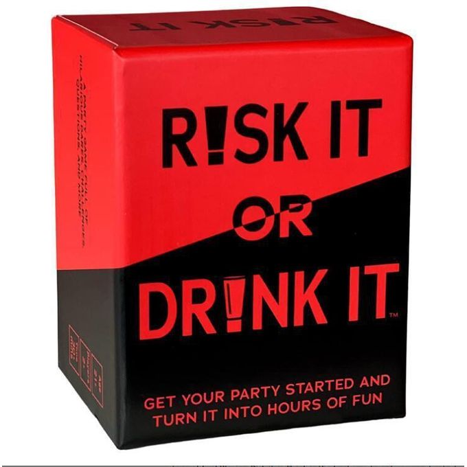 Risk it or Drink it party card game