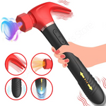 Hammer thrusting vibrator