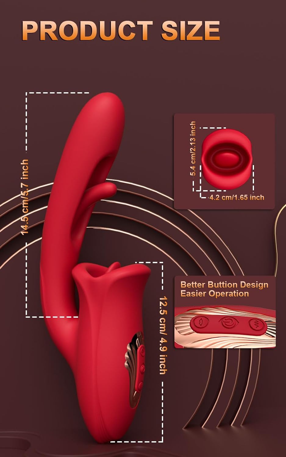 3 in 1 Gspot French tongue sucker