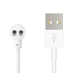 80CM White DC Magnetic Charging Cable with 0.4CM Spacing of Magnetic Charging Points