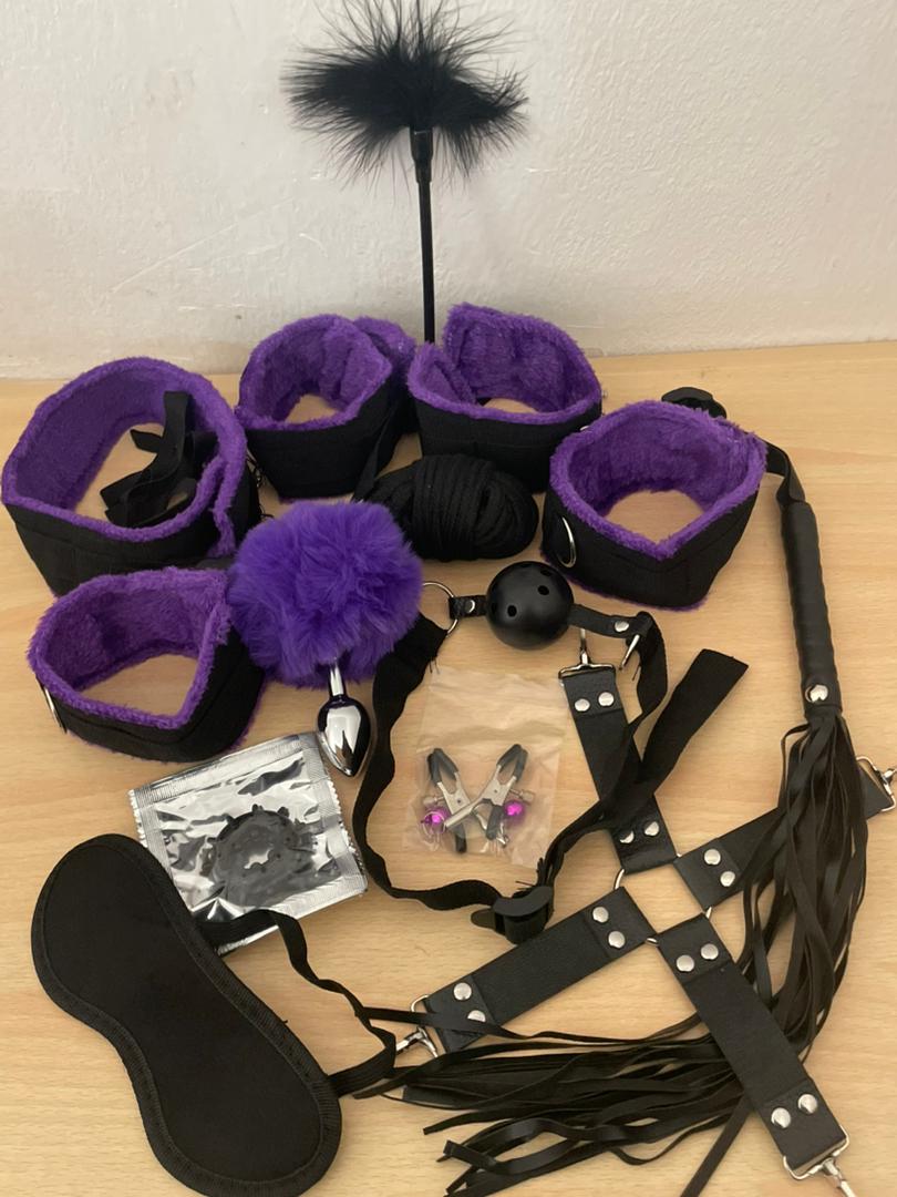 BDSM sexy bondage kit  14 pieces