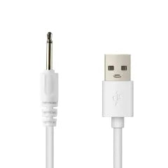 60CM White DC Pin Connector Charging Cable with 1.5CM Pin Length