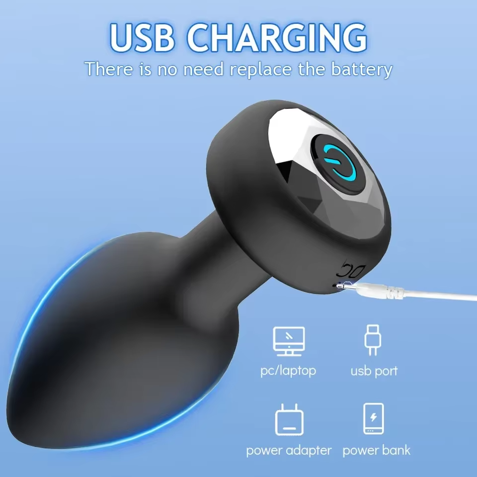 Remote controlled vibrating butt plug