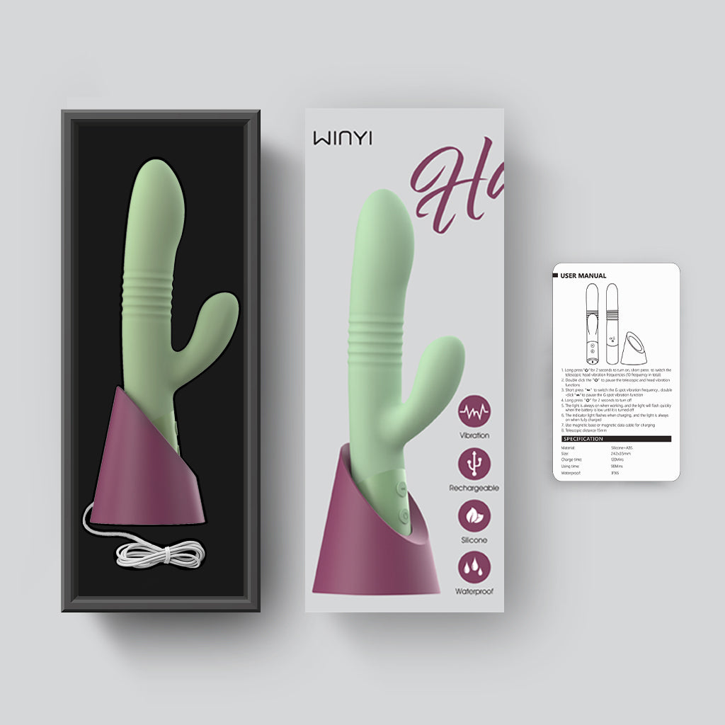 Hailey Thrusting Rabbit Vibrator