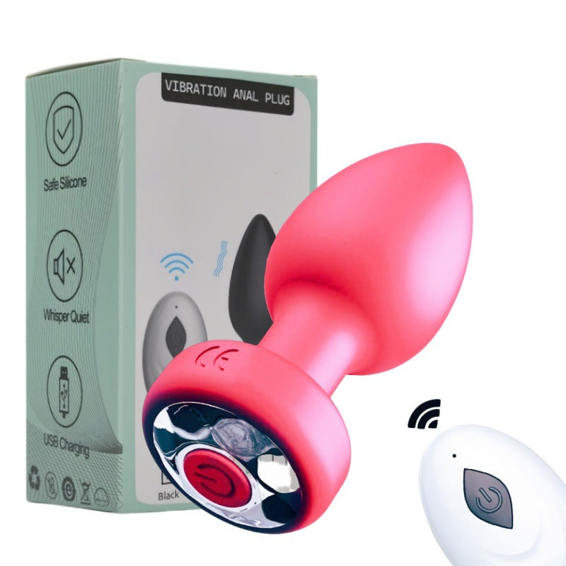 Remote controlled vibrating butt plug