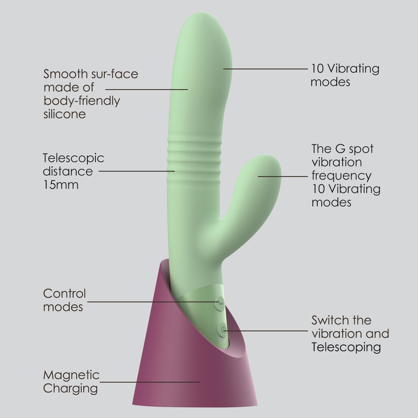 Hailey Thrusting Rabbit Vibrator