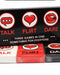 TALK FLIRT DARE CARD