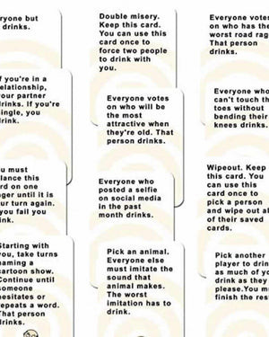 THESE CARDS WILL GET YOU DRUNK