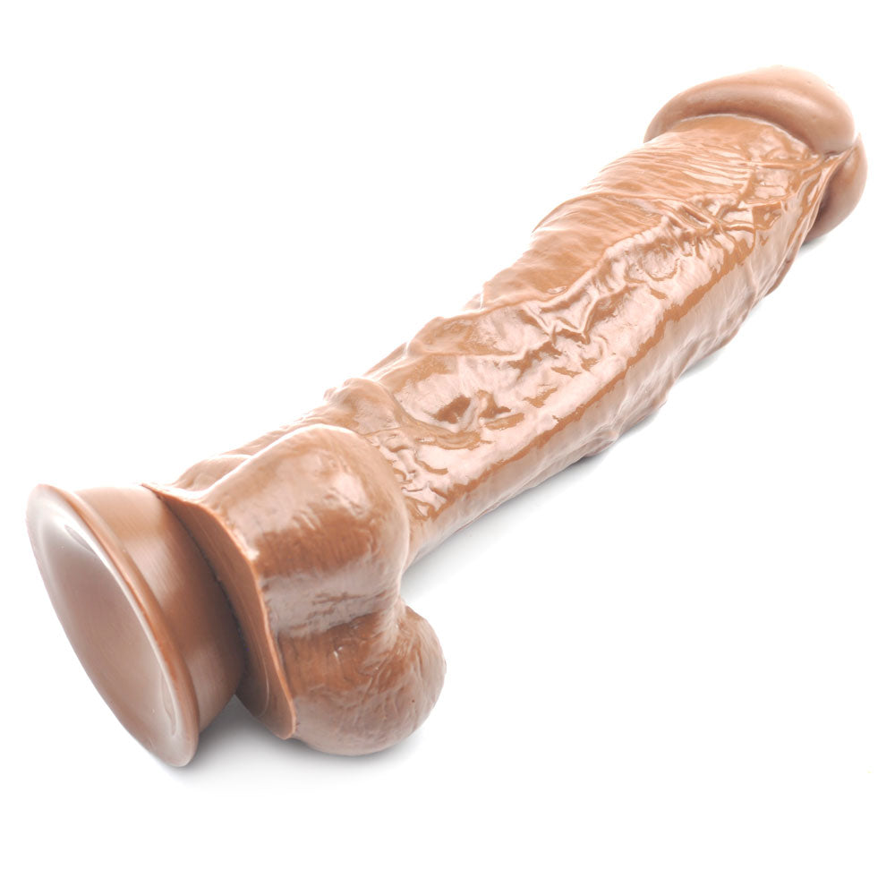 9.7 inches Honey Brown Realistic Dildo