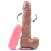 Brown Color Multi-Speed Vibrating and Rotating Flesh Realistic Dildo with Suction Cup
