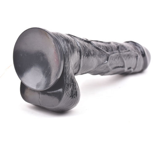 Black Color Multi-Speed Vibrating and Rotating Flesh Realistic Dildo with Suction Cup.