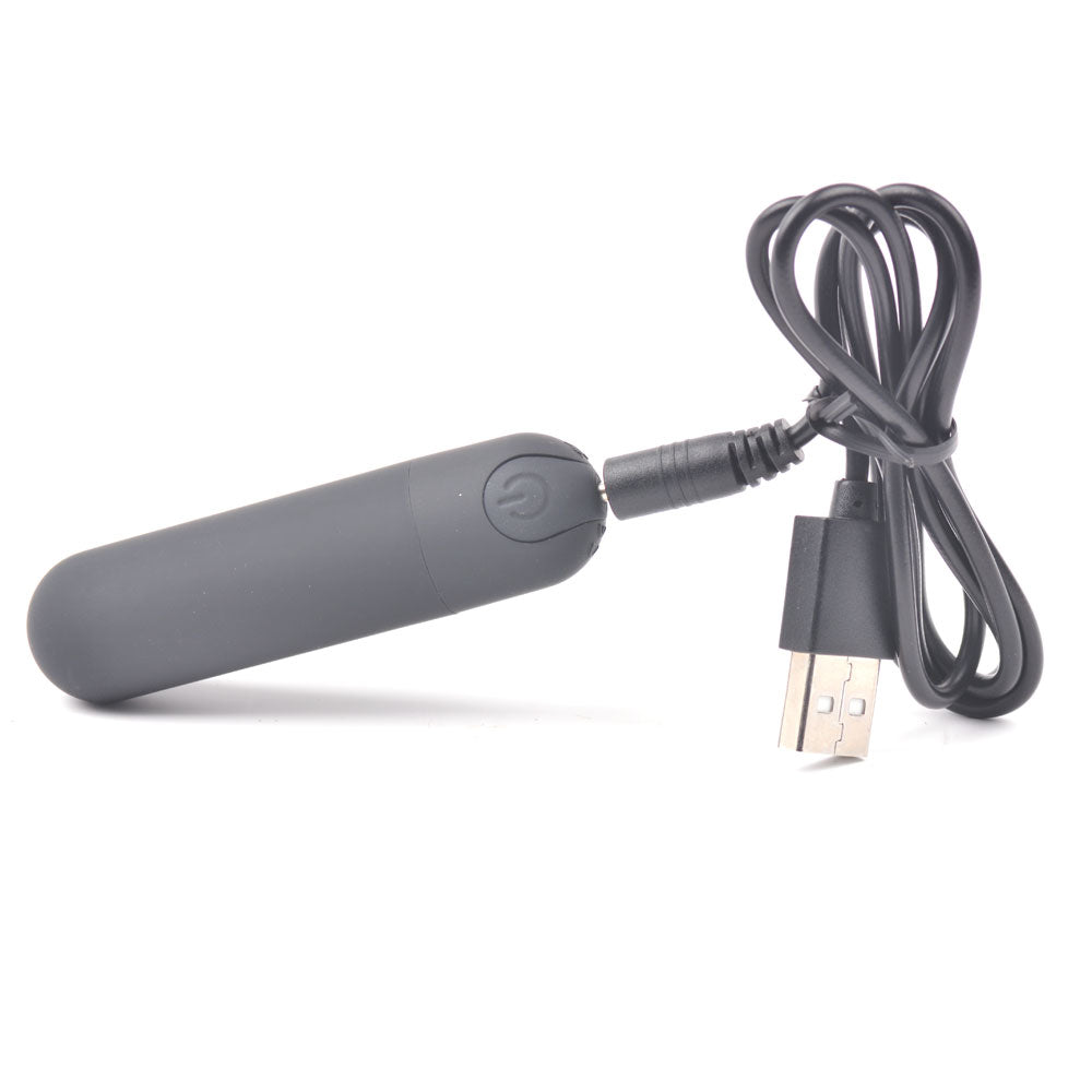10 speed USB vibrating bullet (black) – Erocraves