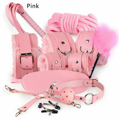 sexy bondage kit (pink) 12 pieces