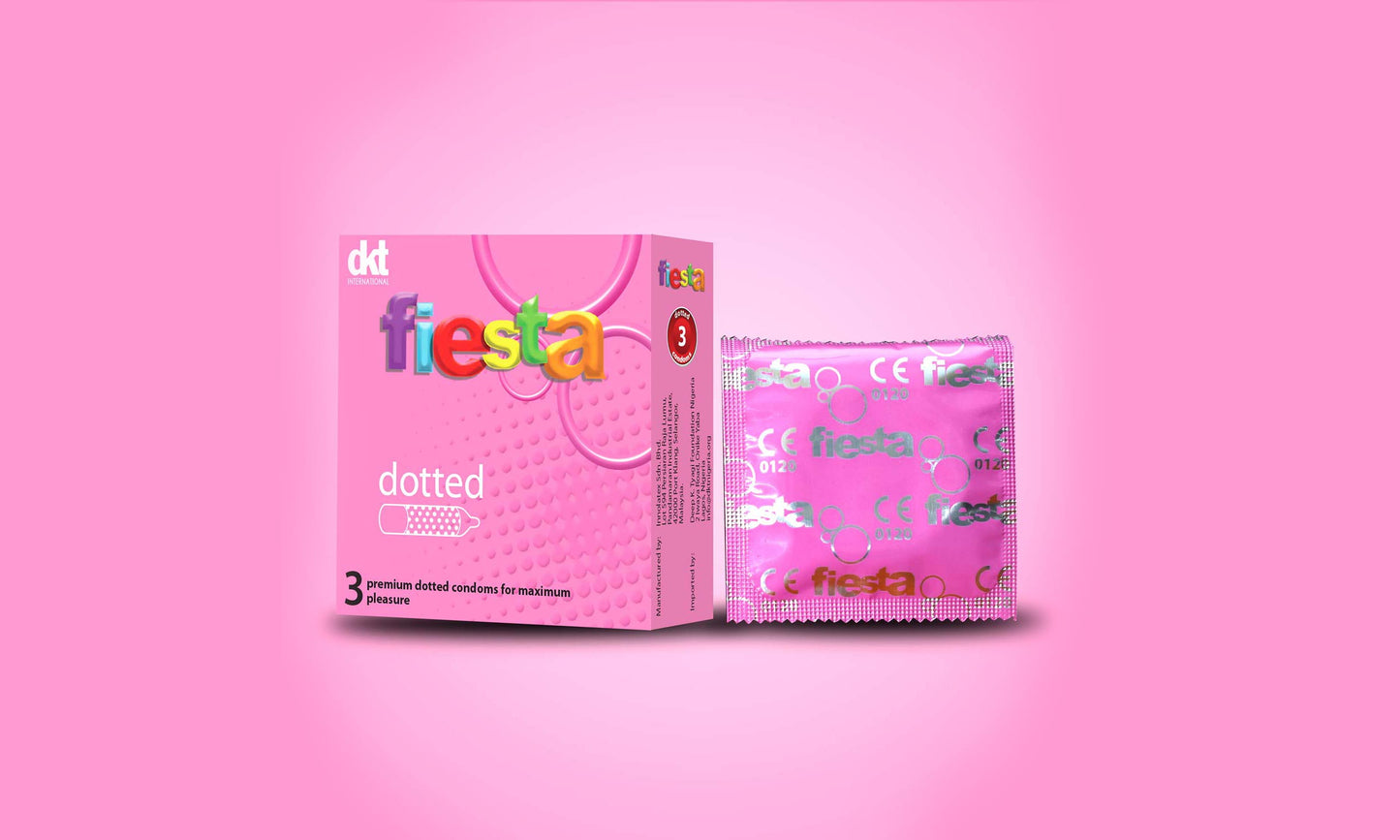 Fiesta dotted condom