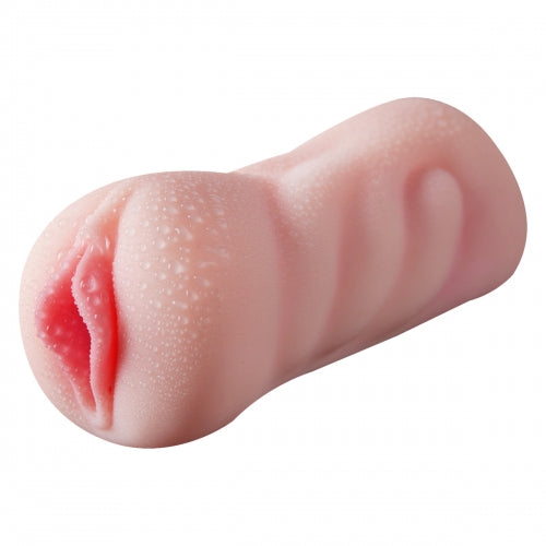 Double sided realistic silicone stroker (vagina and mouth)