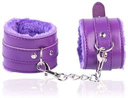 Purple handcuffs