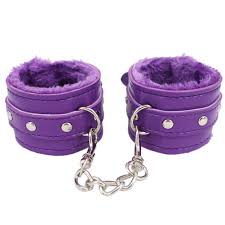 Purple handcuffs